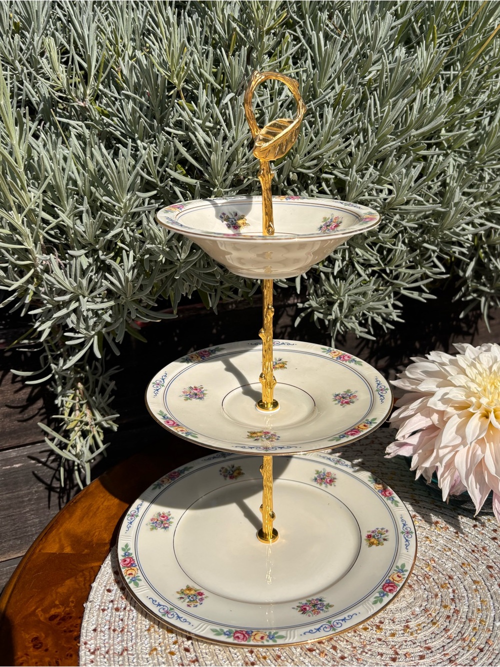 3 Tiered China dishes Celia Coronado